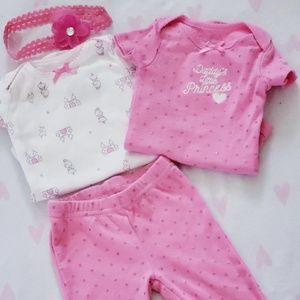 Baby girl shirt and pant set